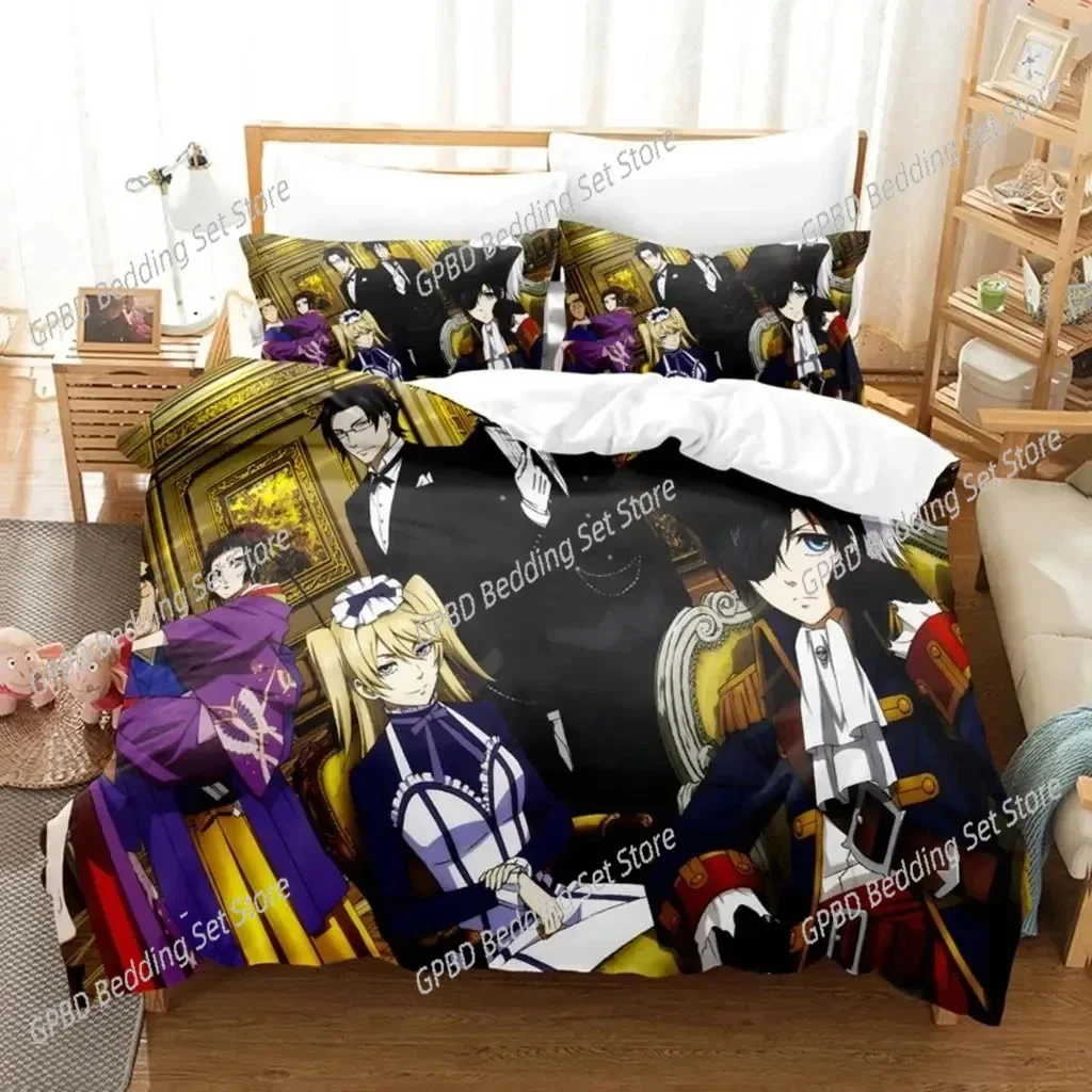 Anime Black Butler Sebastian Ciel Bedding Set Single Twin Double Queen King Cal King Size Bed Linen Set
Anime Black Butler Sebastian Ciel Bedding Set Single Twin Double Queen King Cal King Size Bed Linen Set
