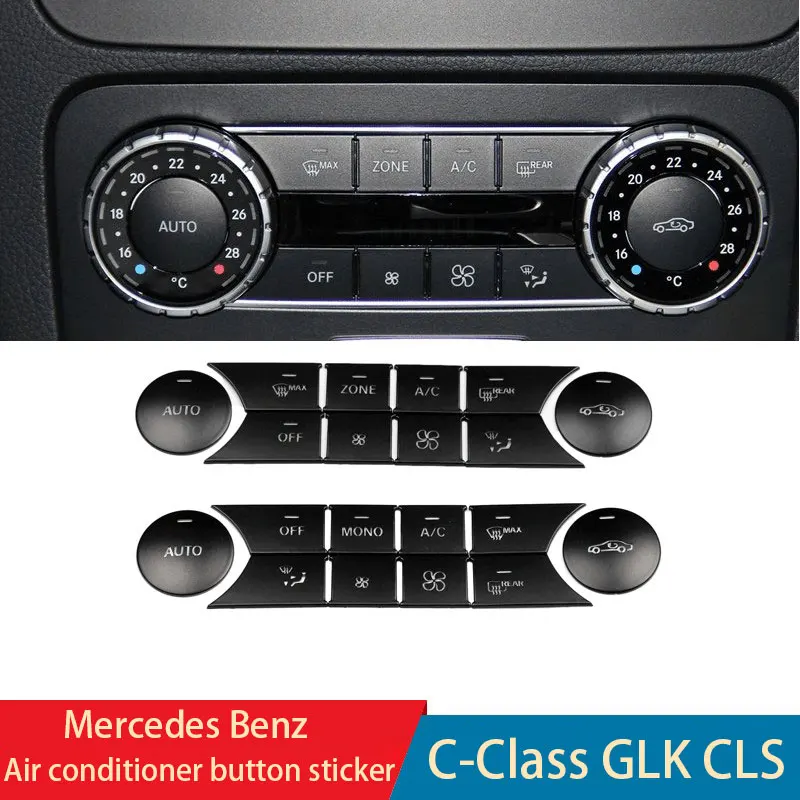 Car Central Console Air Conditioning AC Button Cover Trim Sticker For Mercedes Benz GLK X204 C Class W204 W205 C204 CLS C218
Car Central Console Air Conditioning AC Button Cover Trim Sticker For Mercedes Benz GLK X204 C Class W204 W205 C204 CLS C218