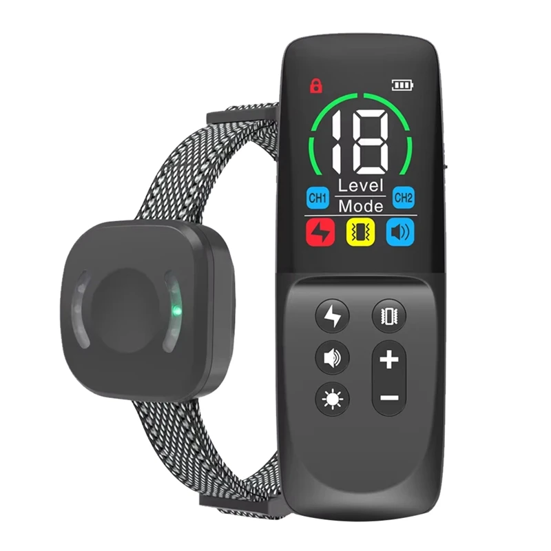Electric Dog Training Collar With Sound Vibration Shock Lighting Waterproof Pet Bark Stopper Remote Control Dog Trainer
Electric Dog Training Collar With Sound Vibration Shock Lighting Waterproof Pet Bark Stopper Remote Control Dog Trainer