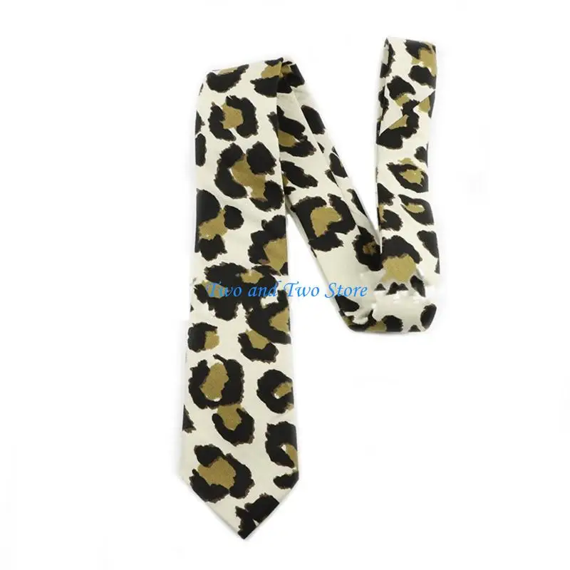 HX6F Multiuse Wide Leopard Print Tie Neck Tie For Men Women Unisex Teens Stage Show Theme Event Gathering Fashion Neckpiece
HX6F Multiuse Wide Leopard Print Tie Neck Tie For Men Women Unisex Teens Stage Show Theme Event Gathering Fashion Neckpiece