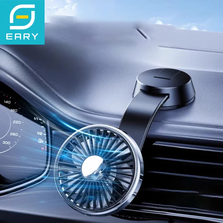 Eary Car Suction Cup Fan Mount Dashboard 12/24V Powerful Air Cooling Fan 360° Rotatable 3 Speeds Wind Quiet Fans for Vehicle SUV
Eary Car Suction Cup Fan Mount Dashboard 12/24V Powerful Air Cooling Fan 360° Rotatable 3 Speeds Wind Quiet Fans for Vehicle SUV