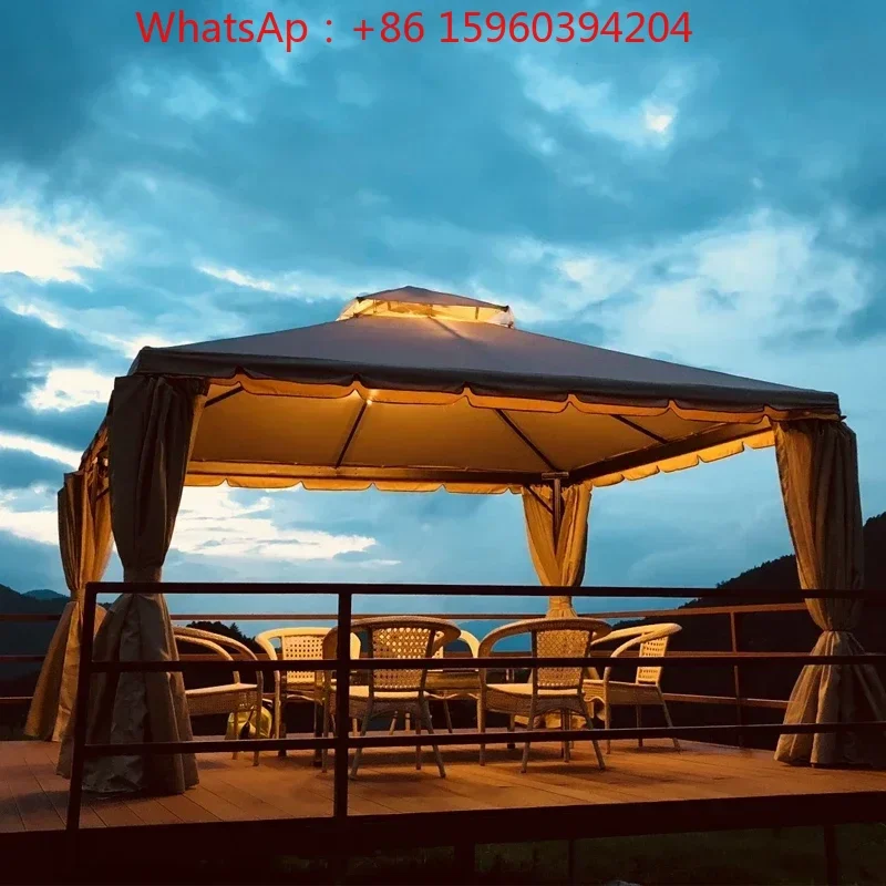 Awning outdoor courtyard garden leisure exhibition wedding four-corner umbrella stall European tent
Awning outdoor courtyard garden leisure exhibition wedding four-corner umbrella stall European tent