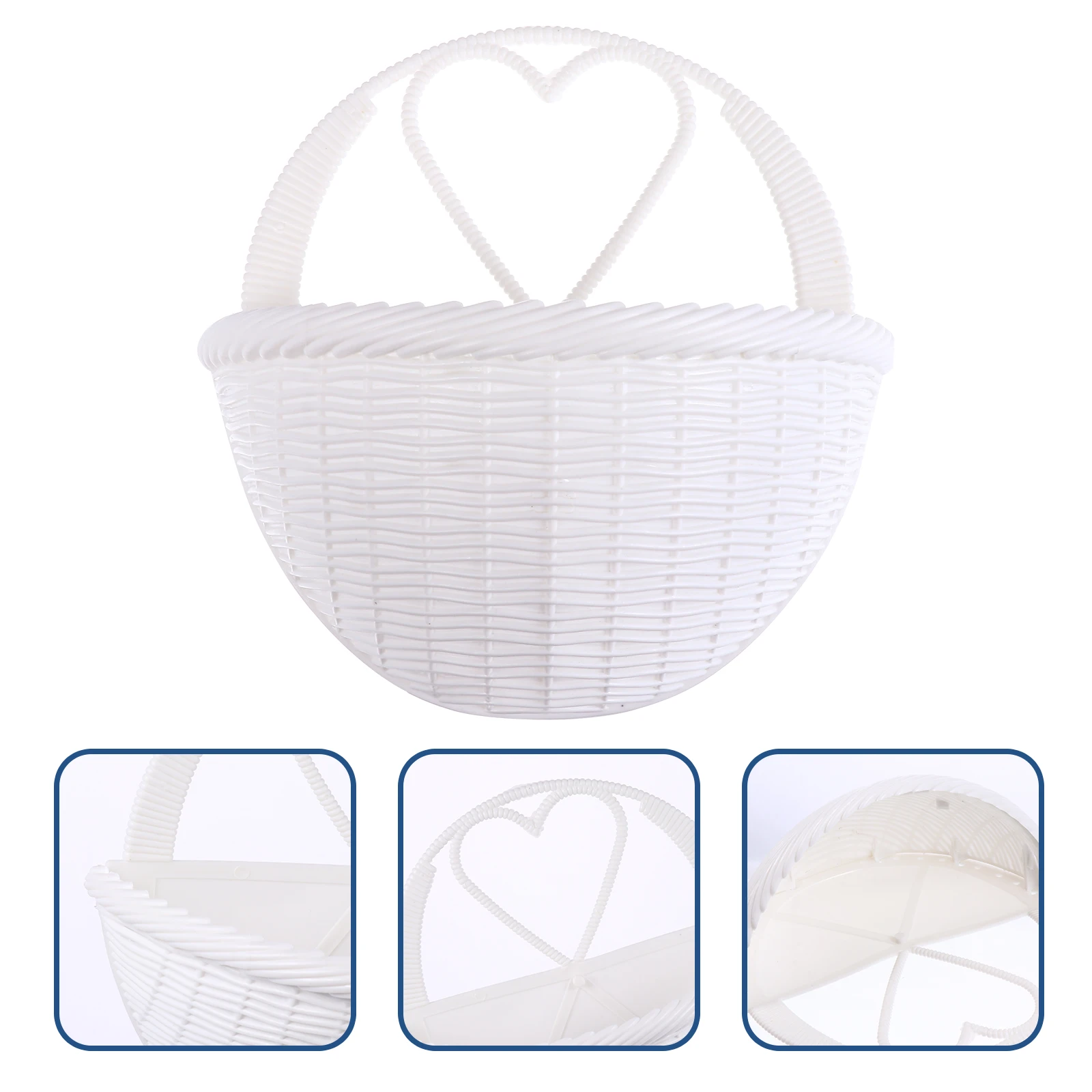 2pcs Wall Hanging Flower Basket Decorative Plastic Wall-Mounted Durable Flower Pots for Home Decor Lightweight Plant Baskets
2pcs Wall Hanging Flower Basket Decorative Plastic Wall-Mounted Durable Flower Pots for Home Decor Lightweight Plant Baskets
