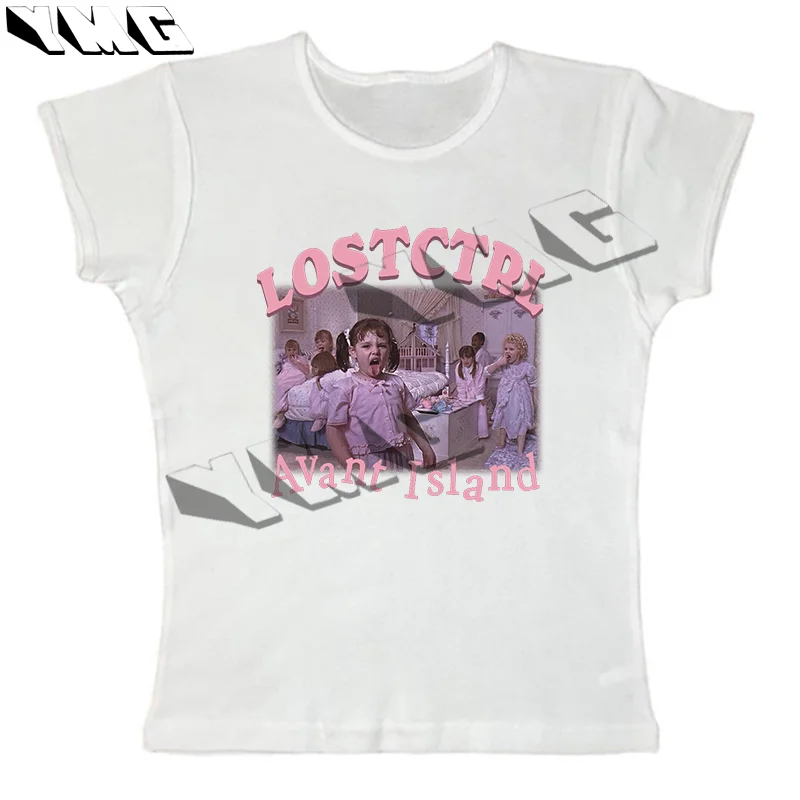 Y2K cut short top sexy women's summer Harajuku punk Y2K Harajuku fun print slim and sexy women's streetwear pattern EMO girl
Y2K cut short top sexy women's summer Harajuku punk Y2K Harajuku fun print slim and sexy women's streetwear pattern EMO girl