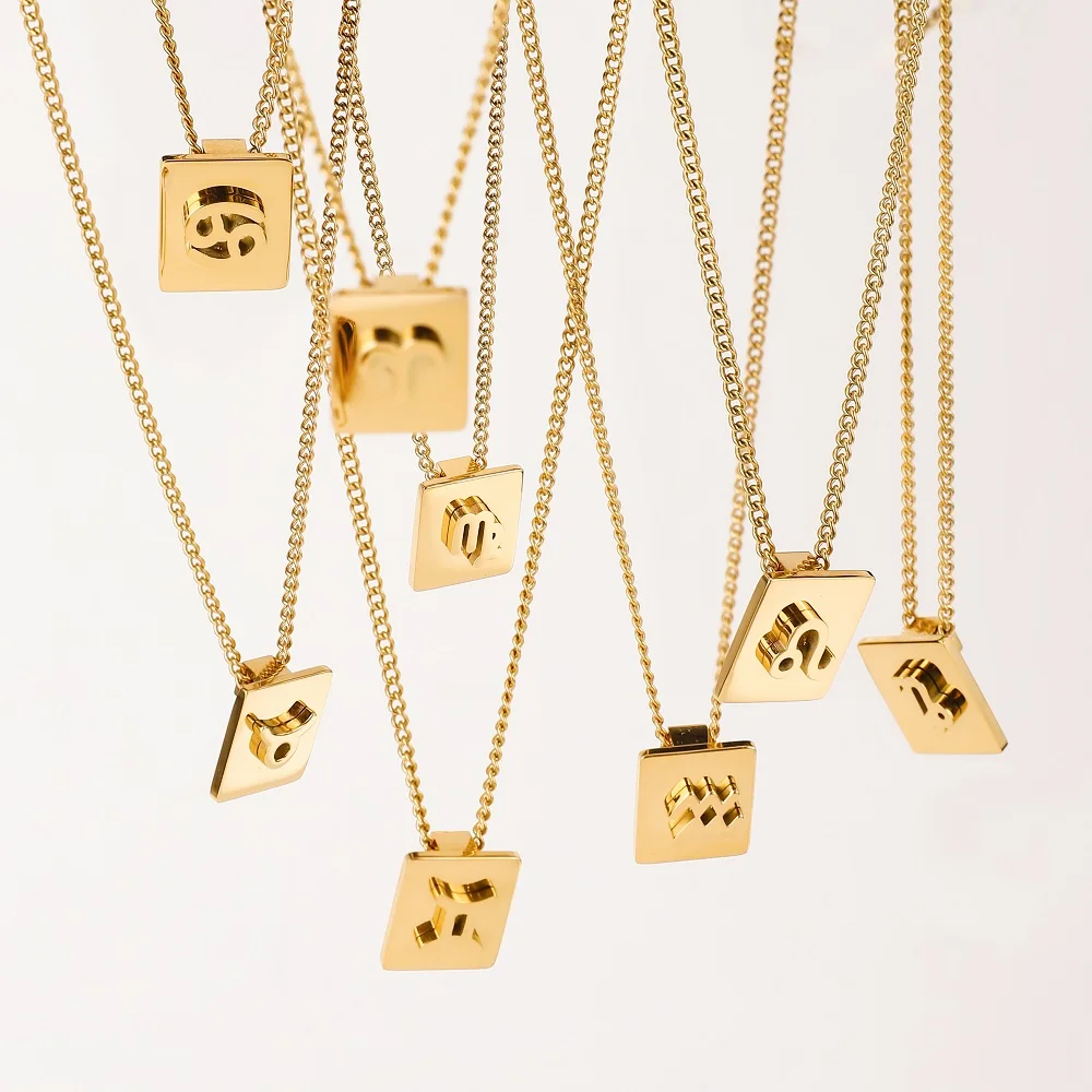 Yori Creative Stainless Steel Twelve Constellations Waterproof 18K PVD Plated Distinctive Jewelry Bijoux New Memorial Gifts
Yori Creative Stainless Steel Twelve Constellations Waterproof 18K PVD Plated Distinctive Jewelry Bijoux New Memorial Gifts