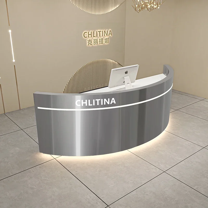 Furniture Hairdressing Reception Modern Luxury Front Desk Counter Clothes Beauty Recepcion Mostrador Office Secretary Storage
Furniture Hairdressing Reception Modern Luxury Front Desk Counter Clothes Beauty Recepcion Mostrador Office Secretary Storage