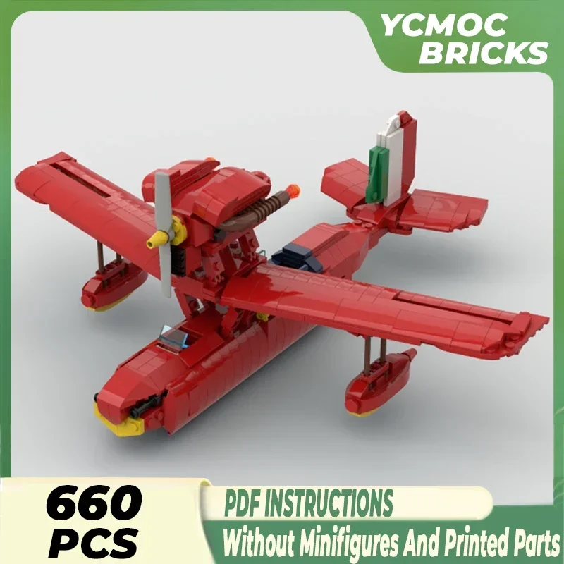 Technical Moc Bricks Famous Movies Model Red Flying Boat Modular Building Blocks Gifts Toys For Children DIY Sets Assembling
Technical Moc Bricks Famous Movies Model Red Flying Boat Modular Building Blocks Gifts Toys For Children DIY Sets Assembling