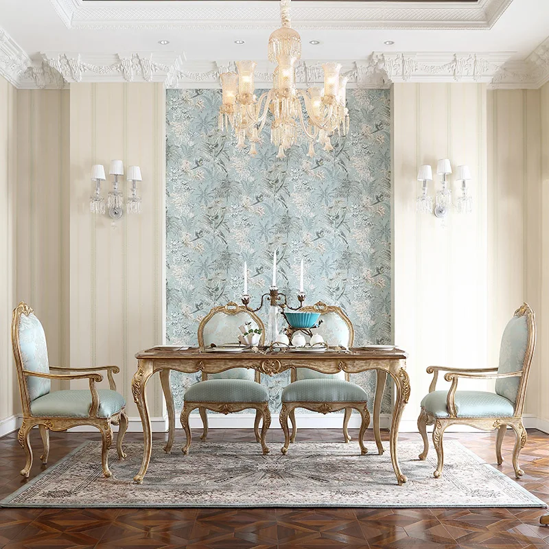 !@New Style Wood Carving Dining Table Set Dining Chair Luxury Natural Wood Veneer Table Top Dining Room Furniture Set
!@New Style Wood Carving Dining Table Set Dining Chair Luxury Natural Wood Veneer Table Top Dining Room Furniture Set
