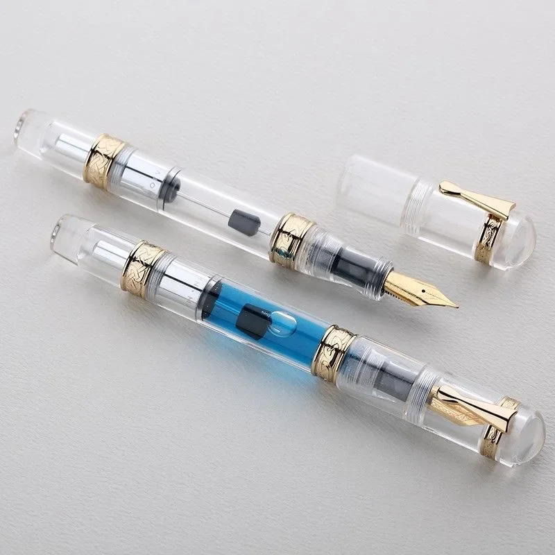 MAJOHN C5 High-efficiency Ink-absorbing Acrylic Fountain Pen Innovative Push-type Piston Vacuum Ink Writing Pen Large-capacity
MAJOHN C5 High-efficiency Ink-absorbing Acrylic Fountain Pen Innovative Push-type Piston Vacuum Ink Writing Pen Large-capacity