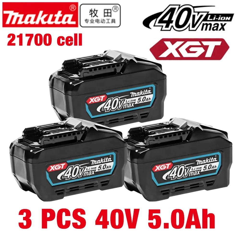 Makita 40V battery 5.0Ah XGT Lithium ion Rechargeable replacement battery, 21700 cell, BL4020,BL4025,BL4050,BL4080 40V battery
Makita 40V battery 5.0Ah XGT Lithium ion Rechargeable replacement battery, 21700 cell, BL4020,BL4025,BL4050,BL4080 40V battery