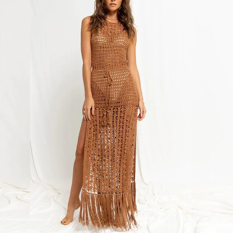 Boho Style Dress Women Tunic Beach Olive Green Long Sleeve Swim Sheer Crochet Maxi Dress with
Boho Style Dress Women Tunic Beach Olive Green Long Sleeve Swim Sheer Crochet Maxi Dress with