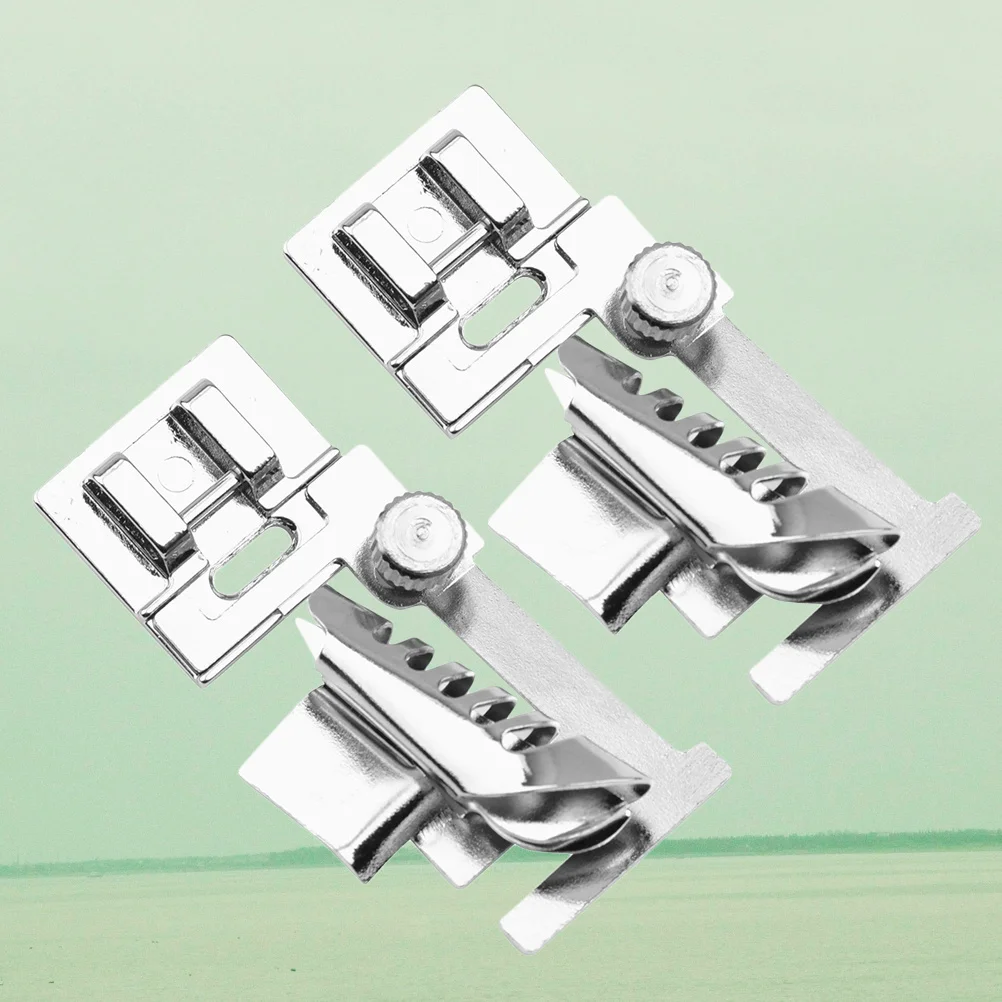 2Pcs Sewing Machine Presser Foot Rolled Metal Durable Accessories Easy Install for Household Industrial Mini Low Sewing Machines
2Pcs Sewing Machine Presser Foot Rolled Metal Durable Accessories Easy Install for Household Industrial Mini Low Sewing Machines