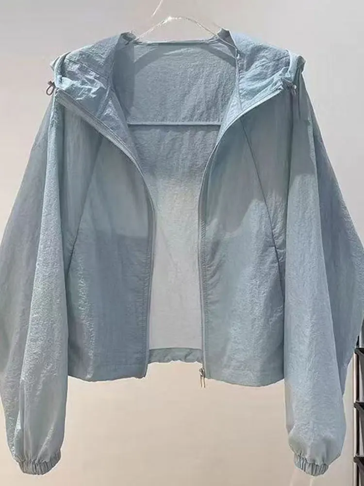 Lightweight Breathable Summer New Hat Women's Faionable Slimming Outerwear Cardigan ort Coat ESAPALRO Polyester Fiber
Lightweight Breathable Summer New Hat Women's Faionable Slimming Outerwear Cardigan ort Coat ESAPALRO Polyester Fiber