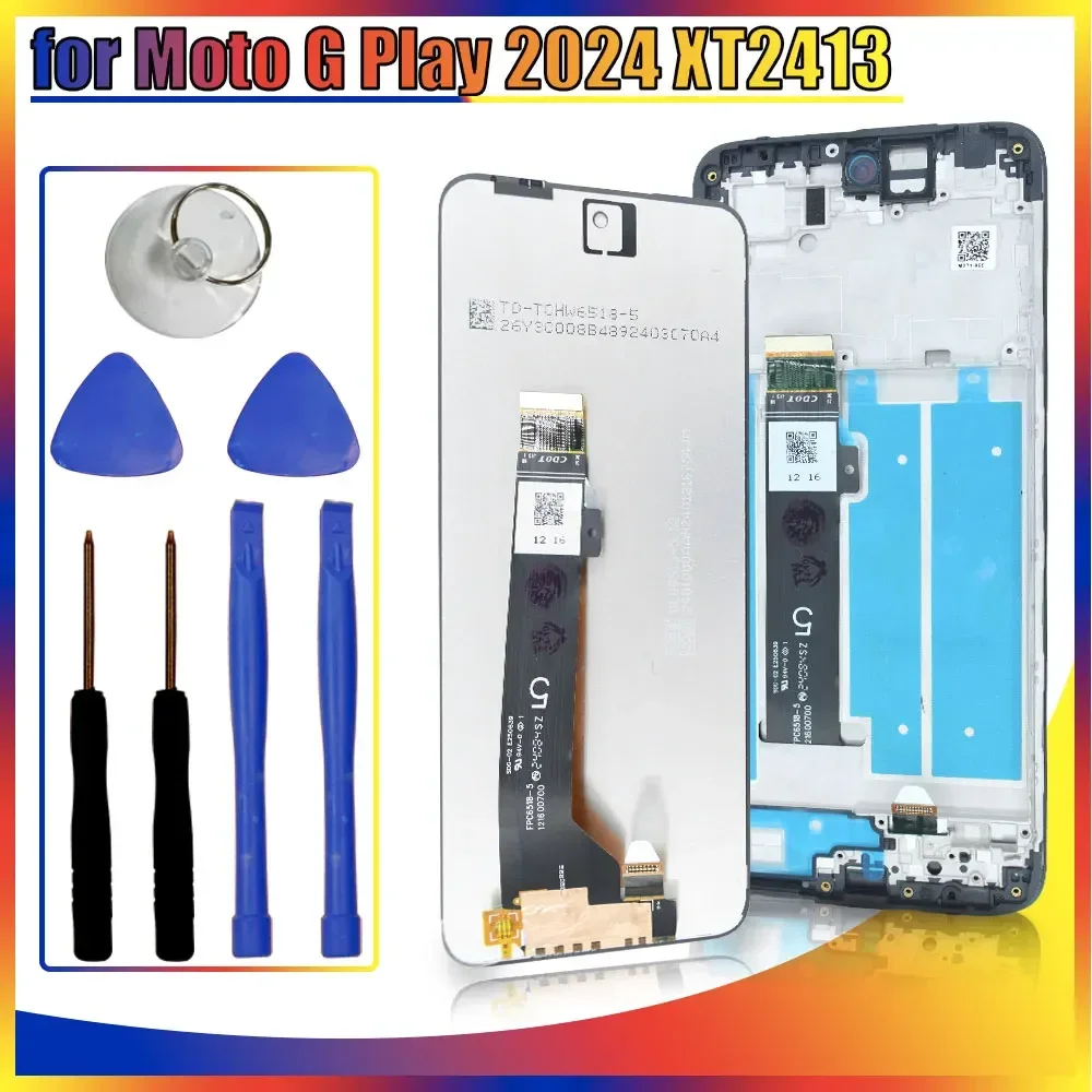 100% Tested LCD for Motorola Moto G Play 2024 LCD Display Touch Screen Digitizer for Moto G Play 2024 XT2413 LCD Replacement
100% Tested LCD for Motorola Moto G Play 2024 LCD Display Touch Screen Digitizer for Moto G Play 2024 XT2413 LCD Replacement