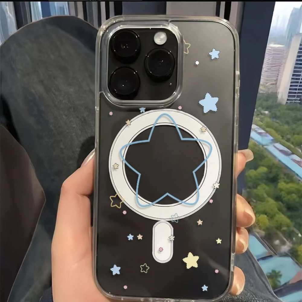 Simple Line Star Clear For Magnetic Phone Case For iPhone 17 Air 16 15 14 13 12 11 Pro Max 14 Pro 15 Plus 16E Anti-Drop Cover
Simple Line Star Clear For Magnetic Phone Case For iPhone 17 Air 16 15 14 13 12 11 Pro Max 14 Pro 15 Plus 16E Anti-Drop Cover