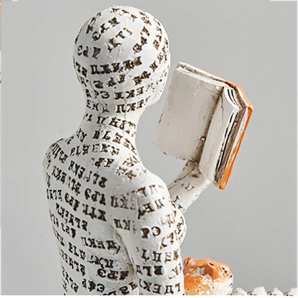 Handicraft Living Room Decor Home Decoration Mummy Statues Reading Woman Figurine Bookshelf Ornaments Humanoid Sculptures
Handicraft Living Room Decor Home Decoration Mummy Statues Reading Woman Figurine Bookshelf Ornaments Humanoid Sculptures