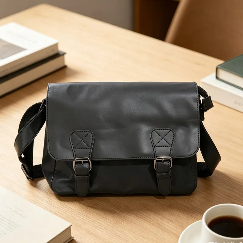 Retro Men's Crossbody Bag Fashion Flap Hasp Messenger Bags Men Luxury Leather Shoulder Bag Male Large Capacity Sqaure Satchels
Retro Men's Crossbody Bag Fashion Flap Hasp Messenger Bags Men Luxury Leather Shoulder Bag Male Large Capacity Sqaure Satchels