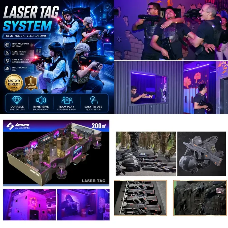 【CHIMU HOME】 Tag Set with Rechargeable Batteries for Outdoor Indoor Team Combat Games
【CHIMU HOME】 Tag Set with Rechargeable Batteries for Outdoor Indoor Team Combat Games
