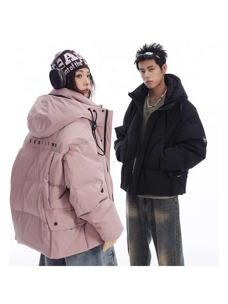 Мужская зимняя утепленная куртка с капюшоном и высоким наполнителем, повседневная, свободного кроя, из полиэфирного волокна
Мужская зимняя утепленная куртка с капюшоном и высоким наполнителем, повседневная, свободного кроя, из полиэфирного волокна