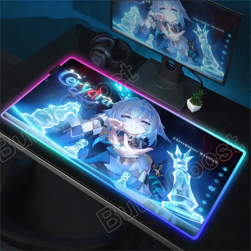 New Anime Phainon Cerydra Gamer RGB Mousepad Honkai Star Rail Mouse Pad Laptop Gaming Mouse Mat Office XXL Non-Slip Keyboard Mat
New Anime Phainon Cerydra Gamer RGB Mousepad Honkai Star Rail Mouse Pad Laptop Gaming Mouse Mat Office XXL Non-Slip Keyboard Mat