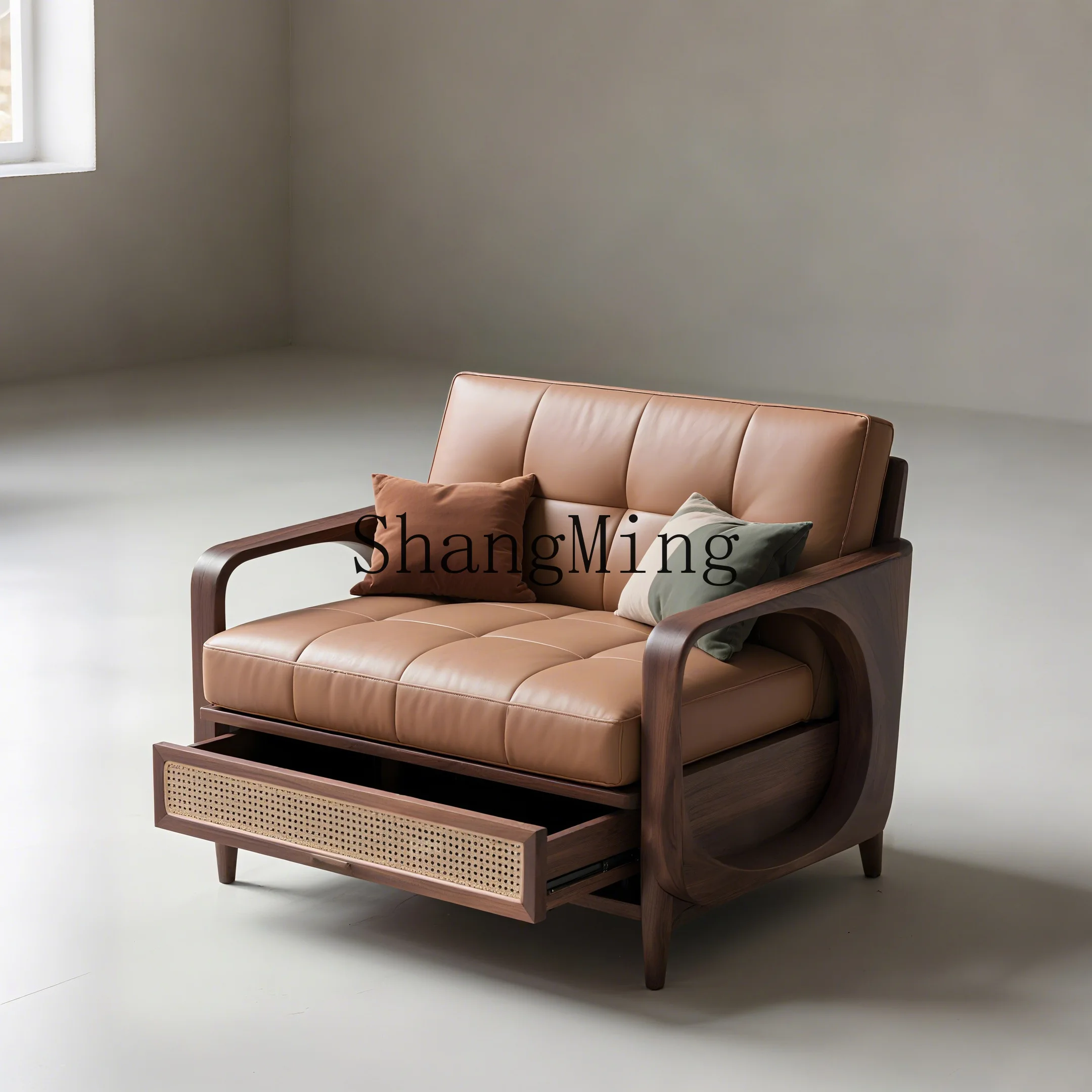 SM simple style new Chinese solid wood sofa chair living room club home high-end reception leisure chair
SM simple style new Chinese solid wood sofa chair living room club home high-end reception leisure chair