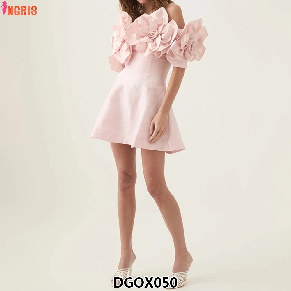2025 Spring Women's Strapless, One-shoulder, Backless, Three-dimensional Floral Dress-DGOX050
2025 Spring Women's Strapless, One-shoulder, Backless, Three-dimensional Floral Dress-DGOX050