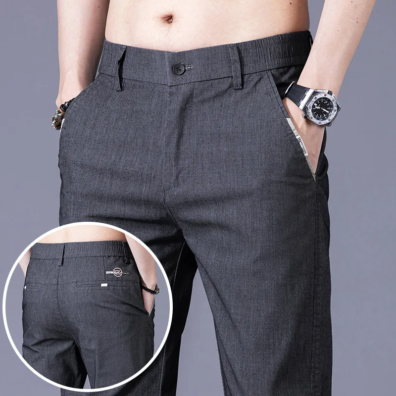 Тонкие модные тонкие повседневные брюки мужские деловые повседневные эластичные прямые весенне-летние брюки хлопковые дышащие корейские мужские брюки
Тонкие модные тонкие повседневные брюки мужские деловые повседневные эластичные прямые весенне-летние брюки хлопковые дышащие корейские мужские брюки