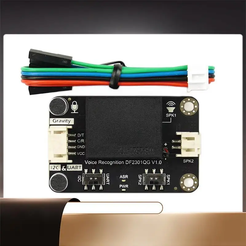Датчик распознавания голоса для самостоятельного обучения для Micro:Bit Arduino Raspberry Pi Python ESP32 I2C UART Offline Language-X64A
Датчик распознавания голоса для самостоятельного обучения для Micro:Bit Arduino Raspberry Pi Python ESP32 I2C UART Offline Language-X64A