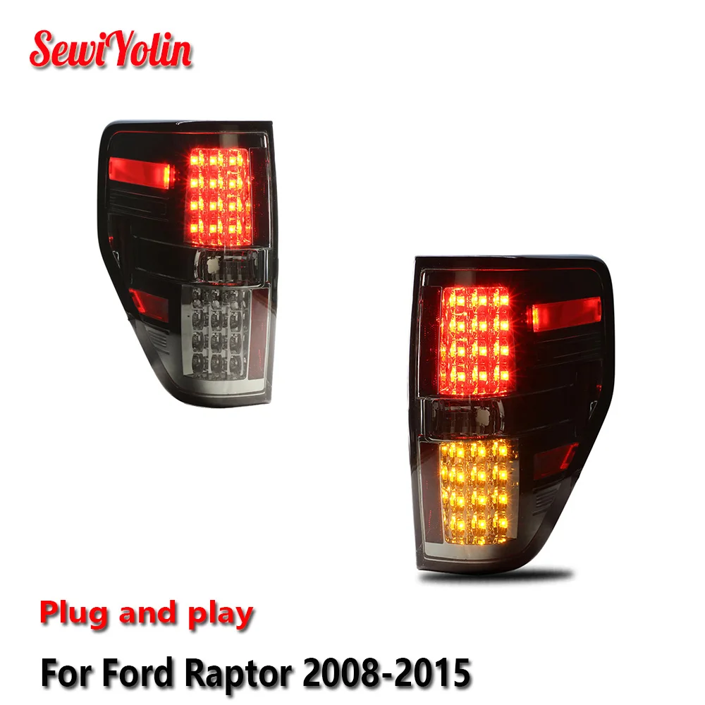 Car LED Tail Light Assemblies For Ford Raptor 2008-2015 Auto Fog DRL Brake Turn Signal Lamp Plug and Play
Car LED Tail Light Assemblies For Ford Raptor 2008-2015 Auto Fog DRL Brake Turn Signal Lamp Plug and Play