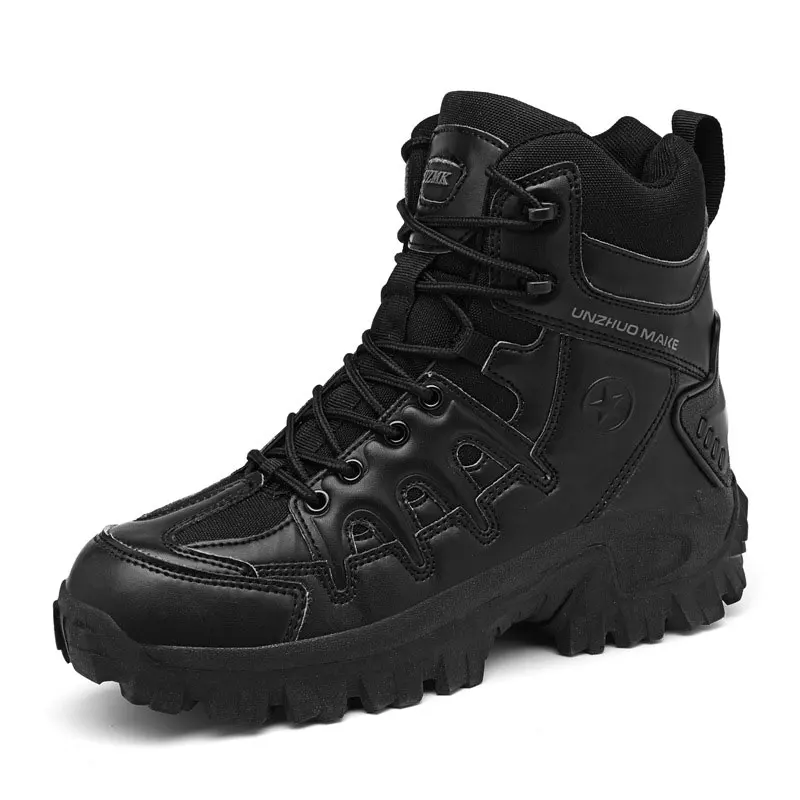 CHRLCK Waterproof Hiking Shoes Outdoor Tactical Boots Male Shock Absorbing Hiking Shoes Autumn Mountaineer Hunting Sports Shoes
CHRLCK Waterproof Hiking Shoes Outdoor Tactical Boots Male Shock Absorbing Hiking Shoes Autumn Mountaineer Hunting Sports Shoes
