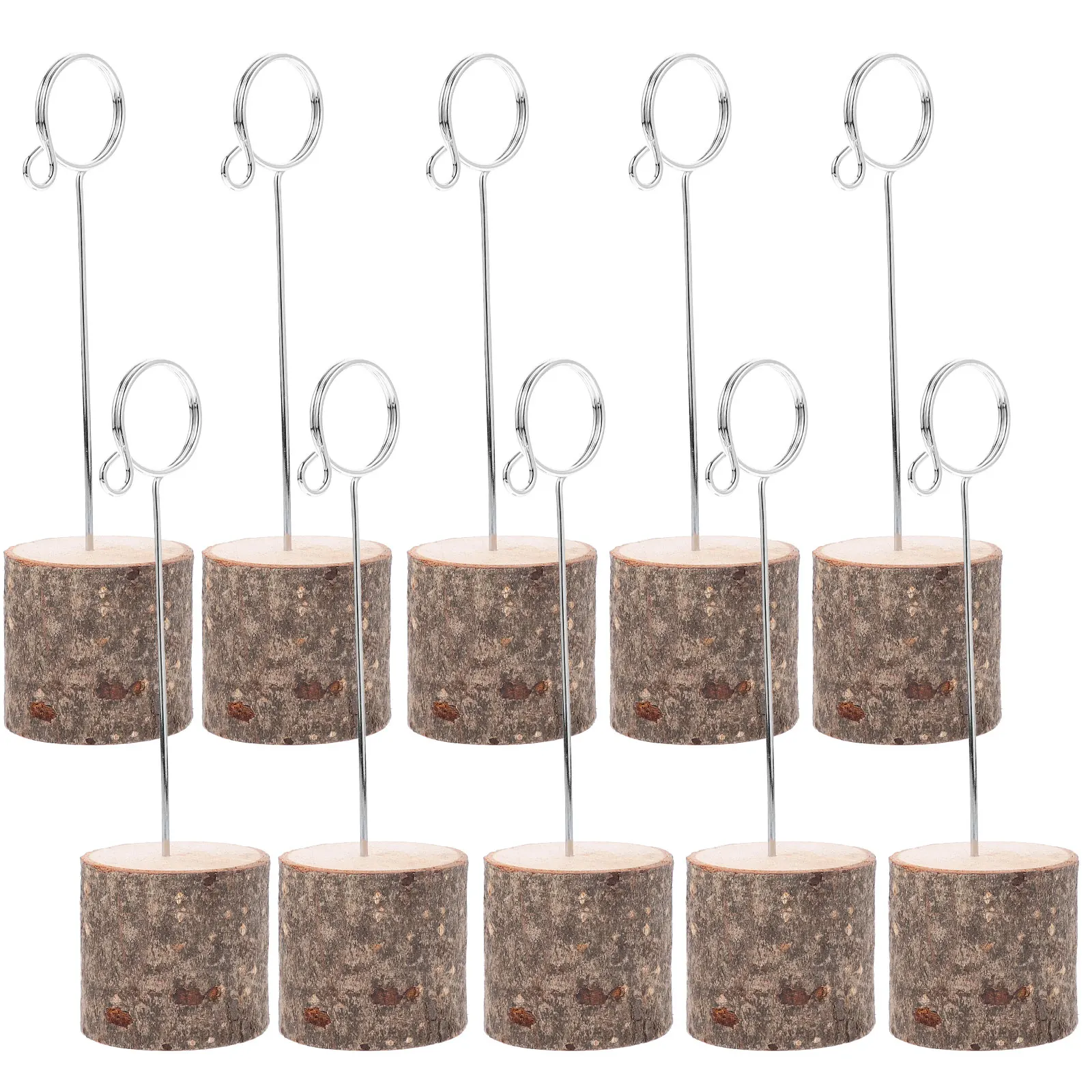 10 Pcs Wooden Photo Clip Tree Stump Memo Holder Card Display Iron Base Table Number DIY Accessories Metal Card
10 Pcs Wooden Photo Clip Tree Stump Memo Holder Card Display Iron Base Table Number DIY Accessories Metal Card
