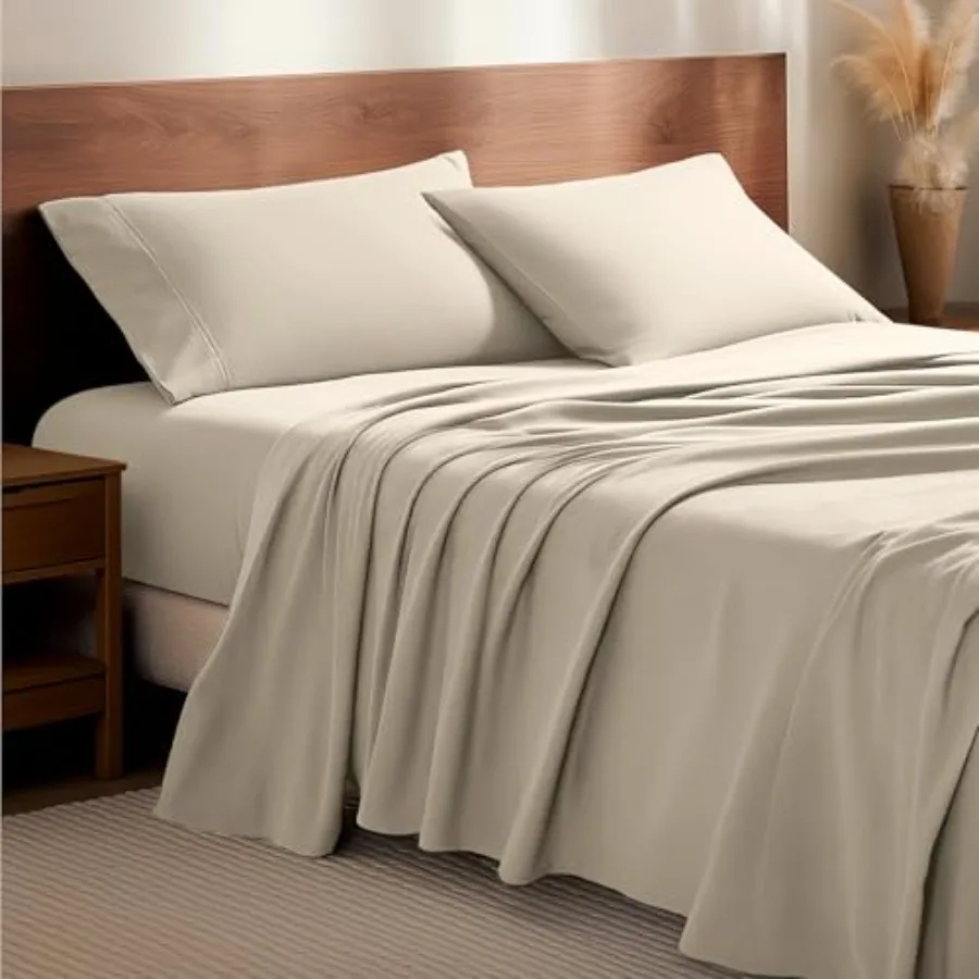 Flannel Sheet Set 0% Cotton Velvety Soft Heavyweight Double Brushed Flannel Deep Pocket Sand
Flannel Sheet Set 0% Cotton Velvety Soft Heavyweight Double Brushed Flannel Deep Pocket Sand