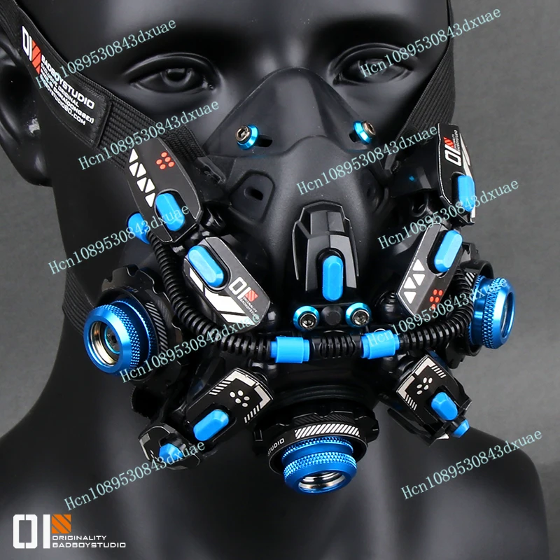 Cyberpunk Mask Gas Mask Cos Sci-fi Mechanical Mecha Film and Television Props BadBoyStudio Battle 03
Cyberpunk Mask Gas Mask Cos Sci-fi Mechanical Mecha Film and Television Props BadBoyStudio Battle 03