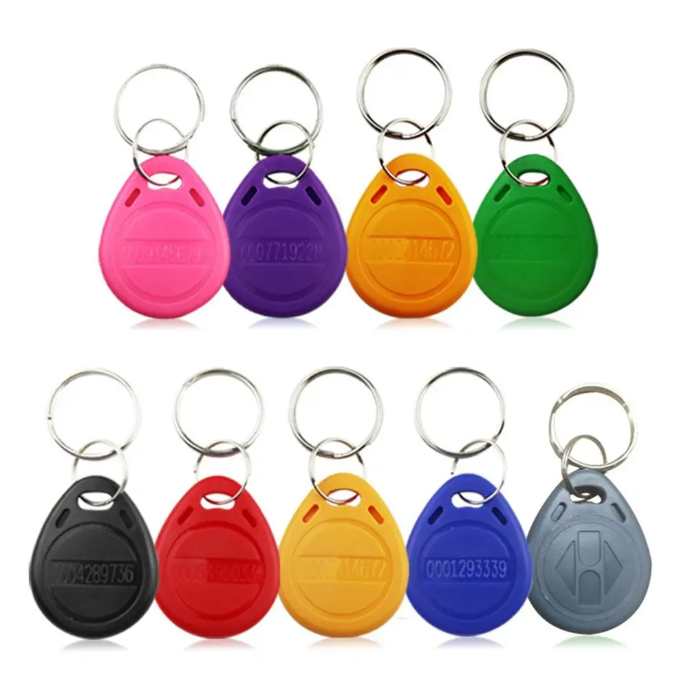 125khz Llavero Porta Chave Card Access Control Card Key Fob Key Ring Card RFID Tags ID Badge Keyfobs Token Ring Access Card
125khz Llavero Porta Chave Card Access Control Card Key Fob Key Ring Card RFID Tags ID Badge Keyfobs Token Ring Access Card