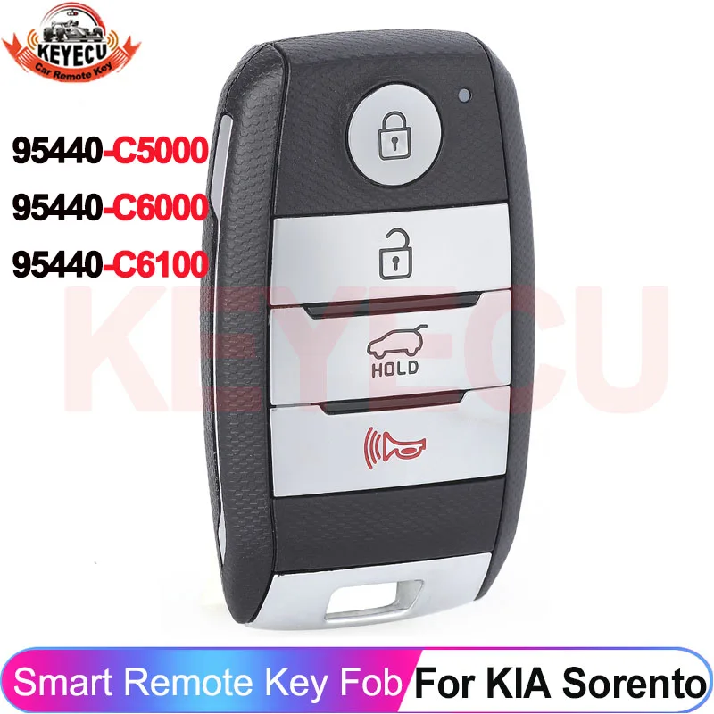 KEYECU 95440-C6000 95440-C5000 95440-C6100 Smart для KIA Sorento 2015 2016 2017 2018 2019 2020 TQ8-FOB-4F06 Пульт дистанционного управления 433 МГц 
KEYECU 95440-C6000 95440-C5000 95440-C6100 Smart для KIA Sorento 2015 2016 2017 2018 2019 2020 TQ8-FOB-4F06 Пульт дистанционного управления 433 МГц