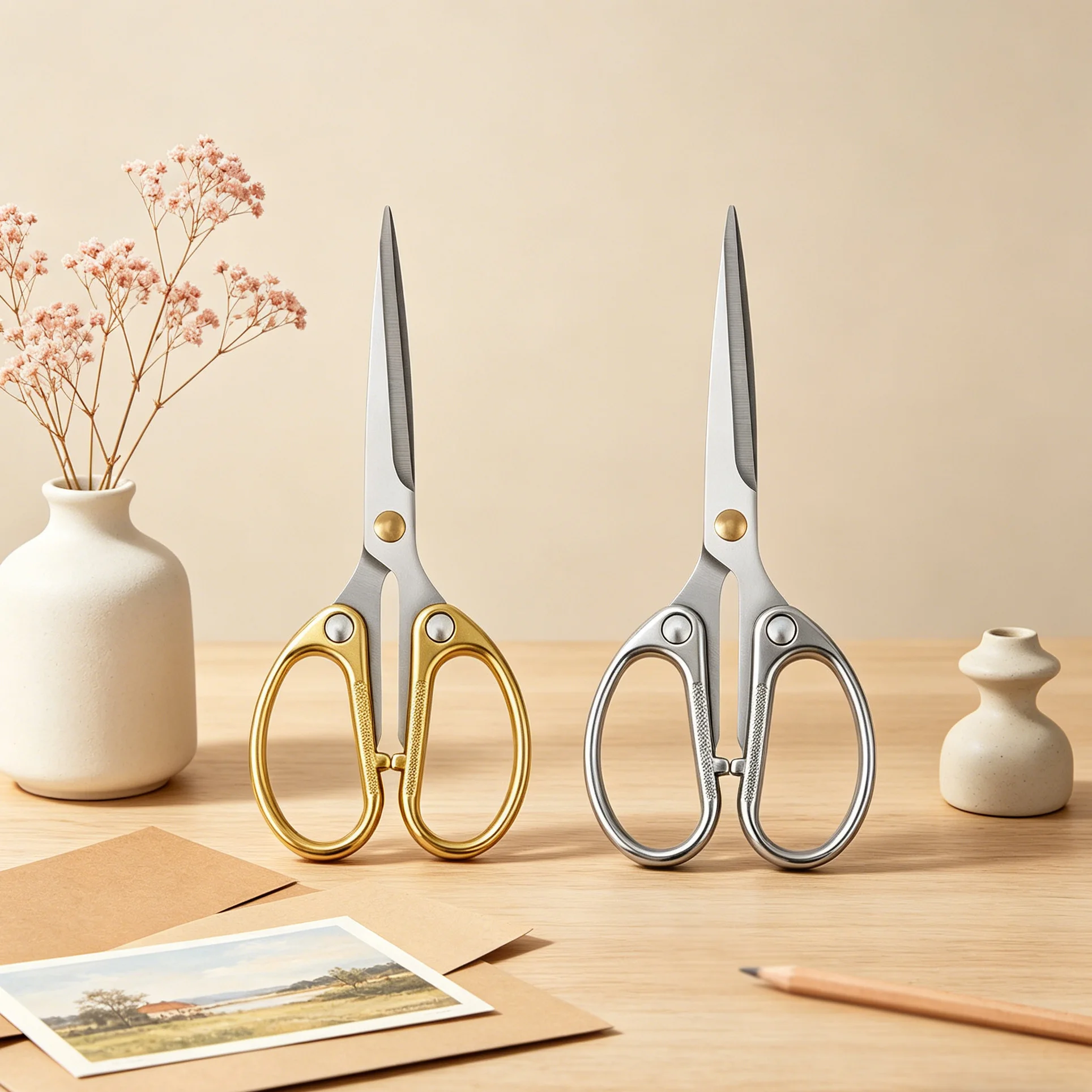 1/2PCS,Premium Handmade Craft Scissors Stationery Scissors Household Office Scissors Embroidery Tailor Scissors Sewing Tools
1/2PCS,Premium Handmade Craft Scissors Stationery Scissors Household Office Scissors Embroidery Tailor Scissors Sewing Tools 