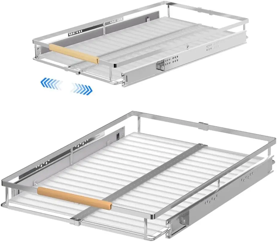 Pull Out Drawer Cabinet Organizer 22.5'' Deep, Adjustable Roll Out Drawers Small Shelves Kitchen Cabinet Pantry Storage Basket,
Pull Out Drawer Cabinet Organizer 22.5'' Deep, Adjustable Roll Out Drawers Small Shelves Kitchen Cabinet Pantry Storage Basket,
