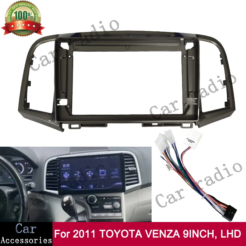 For 2011 TOYOTA VENZA 9INCH, LHD Car Radio Android Stereo Frame Player 2Din Head Unit Fascia Panel Dash Board Cover
For 2011 TOYOTA VENZA 9INCH, LHD Car Radio Android Stereo Frame Player 2Din Head Unit Fascia Panel Dash Board Cover