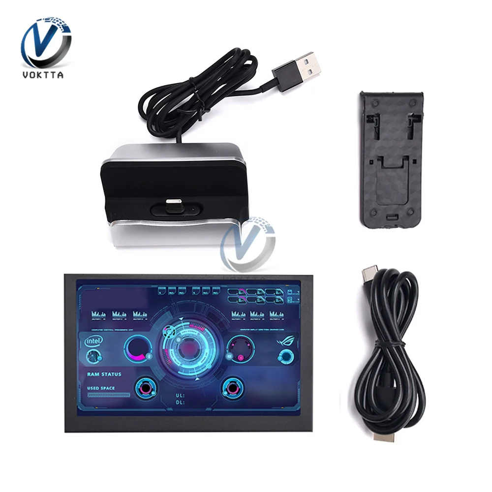 5 Inch IPS USB Secondary Display Screen LCD Monitor AIDA64 USB Dynamic Display with Aluminum Case Support Vertical Screen
5 Inch IPS USB Secondary Display Screen LCD Monitor AIDA64 USB Dynamic Display with Aluminum Case Support Vertical Screen