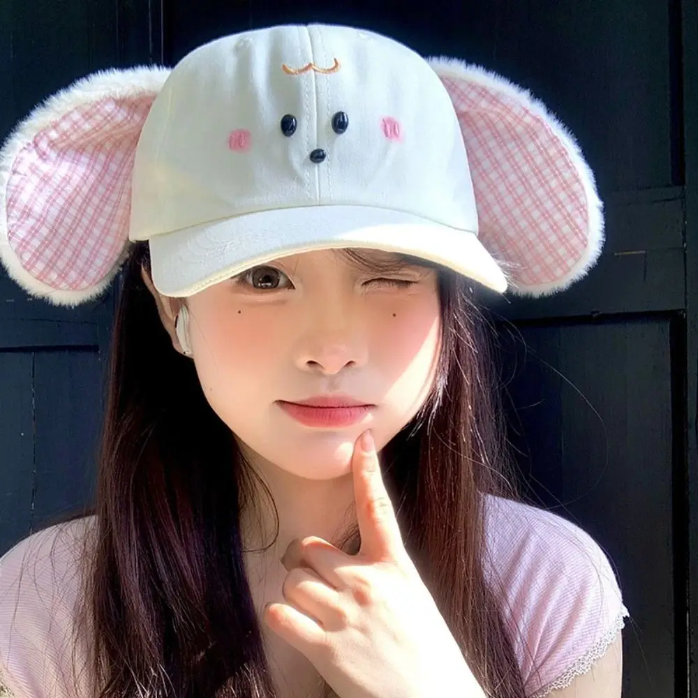 Fashion Cute Baseball Cap Plush Rabbit Ear Plaid Peaked Cap Y2k Casual Sunscreen Hat Outdoor
Fashion Cute Baseball Cap Plush Rabbit Ear Plaid Peaked Cap Y2k Casual Sunscreen Hat Outdoor