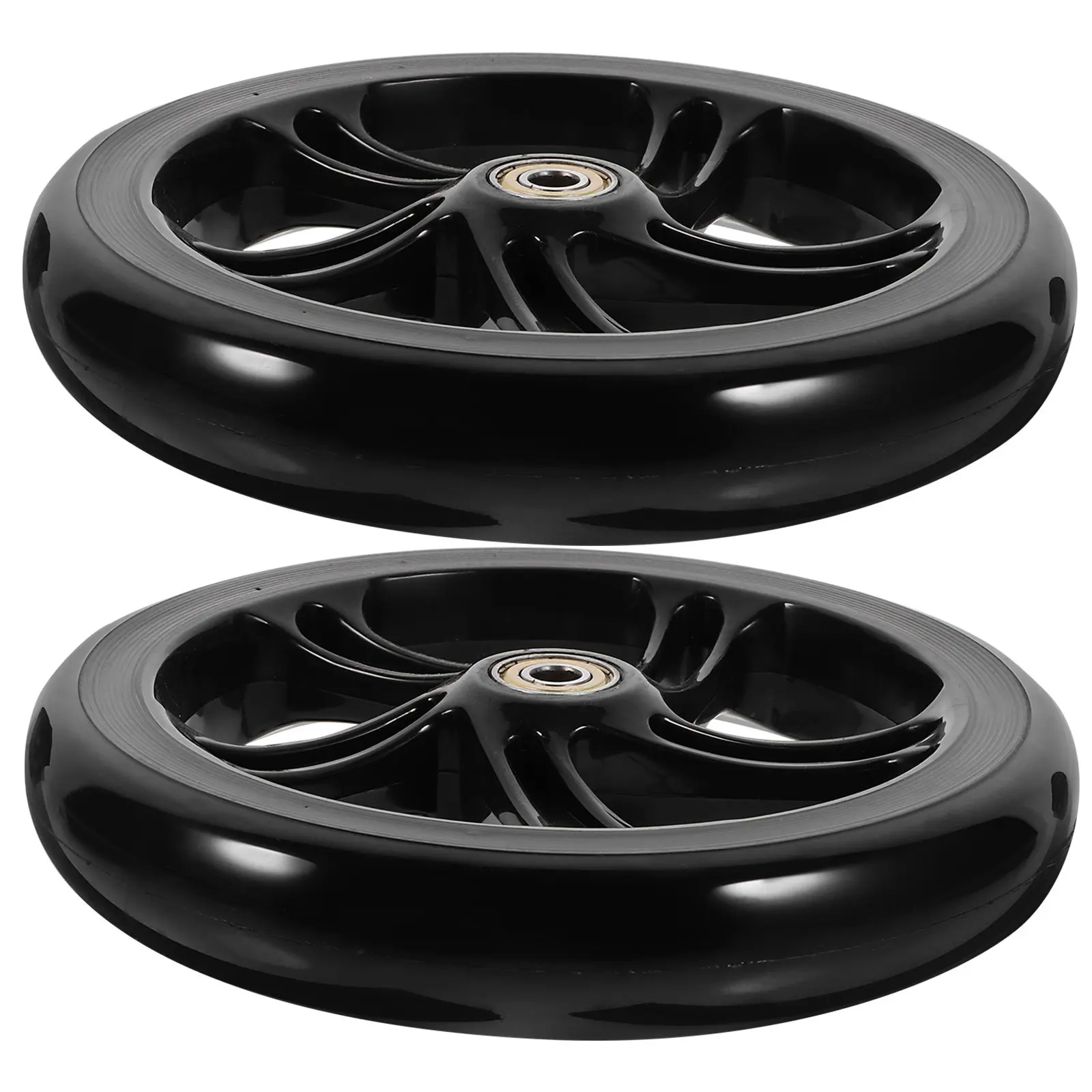 2pcs Scooter Wheels Non-Skid Pu Replacement Wheels For Stunt Kick Scooter Electric Vehicle Wheelchair Universal Wear-Resistant
2pcs Scooter Wheels Non-Skid Pu Replacement Wheels For Stunt Kick Scooter Electric Vehicle Wheelchair Universal Wear-Resistant