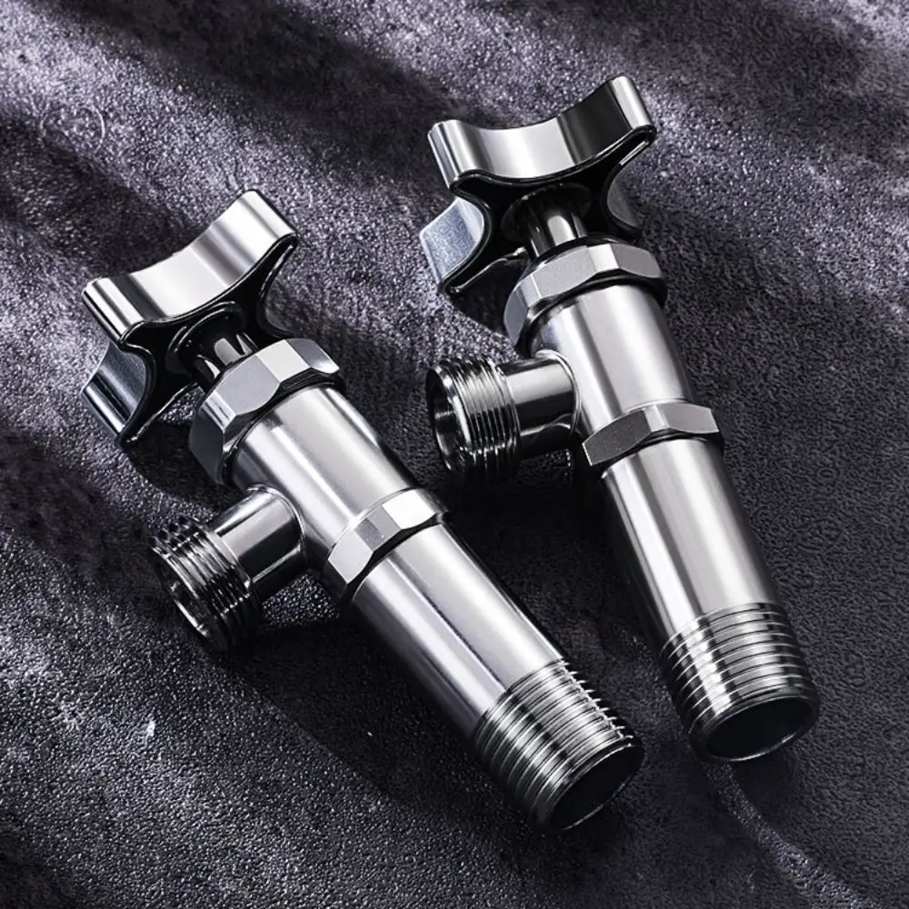 Wear Resistant Stainless Steel Triangle Valve Thread Thickened Angle Valve Explosion Proof Seal Water Heater Valve Toilet
Wear Resistant Stainless Steel Triangle Valve Thread Thickened Angle Valve Explosion Proof Seal Water Heater Valve Toilet