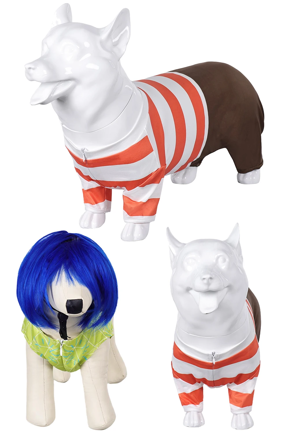 Dogs Costume Joy Anxiety Cosplay Movie Insides Brain Team Puppy Clothing Pet Puppy Dog Outfits Halloween Party Cute Suits Wigs
Dogs Costume Joy Anxiety Cosplay Movie Insides Brain Team Puppy Clothing Pet Puppy Dog Outfits Halloween Party Cute Suits Wigs