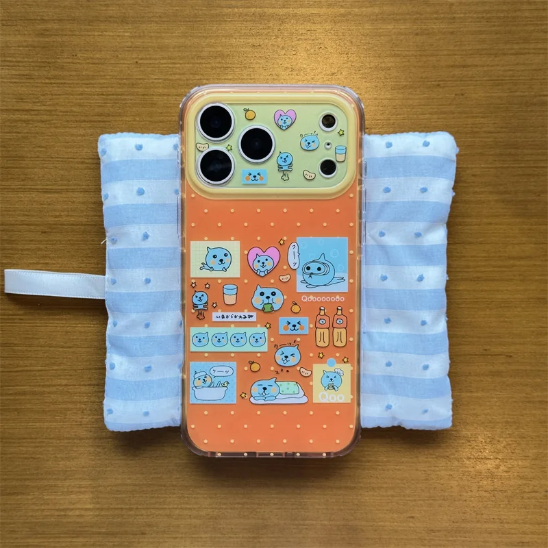 Cute Blue Cat Cartoon Phone Case For iPhone 17 16 15 Pro Max Orange Clear Soft TPU Shockproof Cover Kawaii Dotted Coque Shell
Cute Blue Cat Cartoon Phone Case For iPhone 17 16 15 Pro Max Orange Clear Soft TPU Shockproof Cover Kawaii Dotted Coque Shell