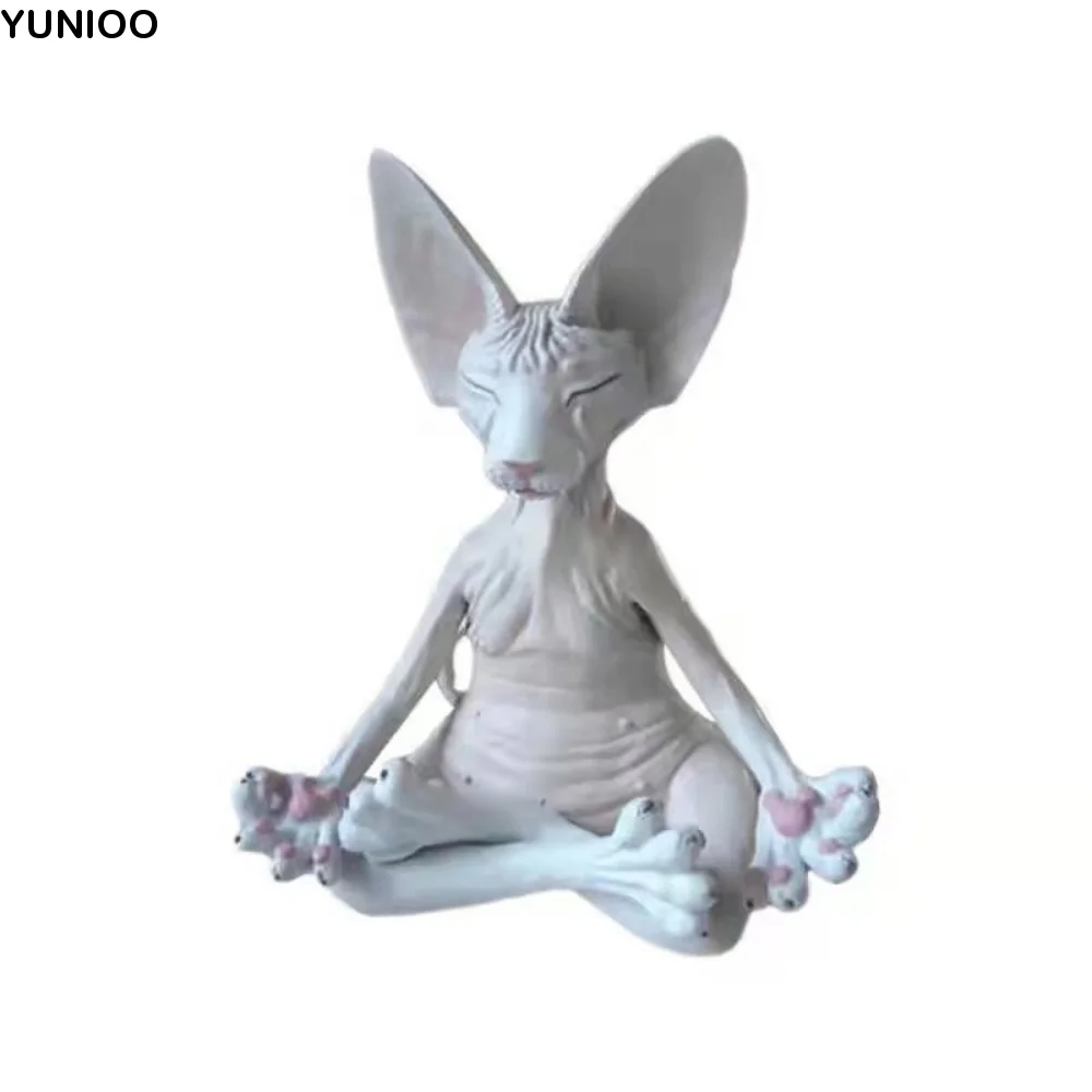 Resin Simulation Hairless Cat Figurine Hairless Cat Simulation Sphinx Cat Animal Model Figure DIY Mini
Resin Simulation Hairless Cat Figurine Hairless Cat Simulation Sphinx Cat Animal Model Figure DIY Mini