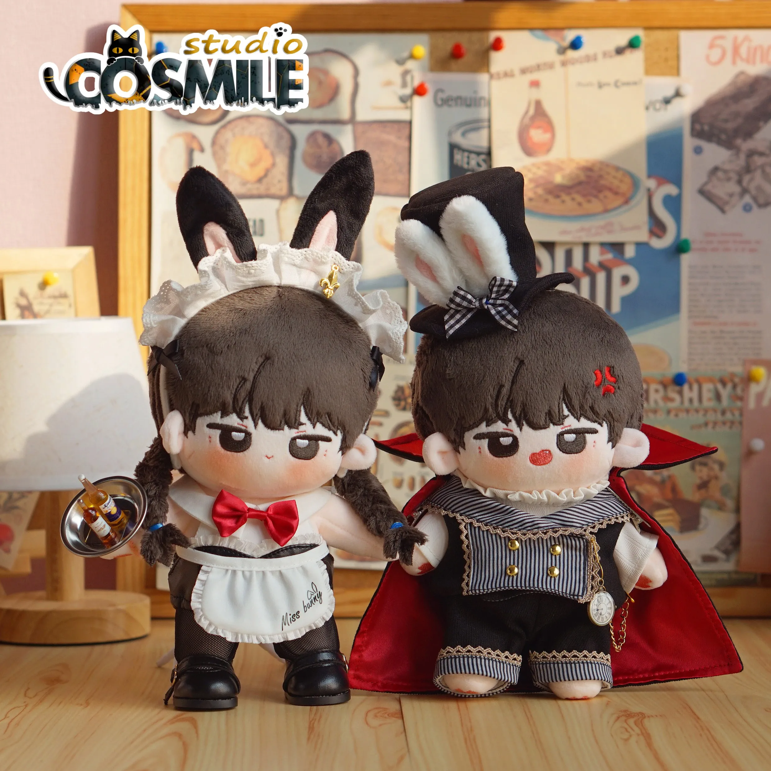 Cosmile Bunny Girl Maid Black Butler Count Vampire CP костюм для плюшевой куклы 20 см, мягкая одежда, плюшевая одежда OM
Cosmile Bunny Girl Maid Black Butler Count Vampire CP костюм для плюшевой куклы 20 см, мягкая одежда, плюшевая одежда OM
