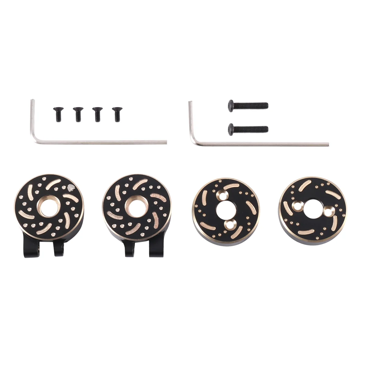 4Pcs Brass Steering Block Steering Knuckle Rear Axle Counterweight for TRX4M 1/18 RC Crawler Car Upgrades Parts
4Pcs Brass Steering Block Steering Knuckle Rear Axle Counterweight for TRX4M 1/18 RC Crawler Car Upgrades Parts