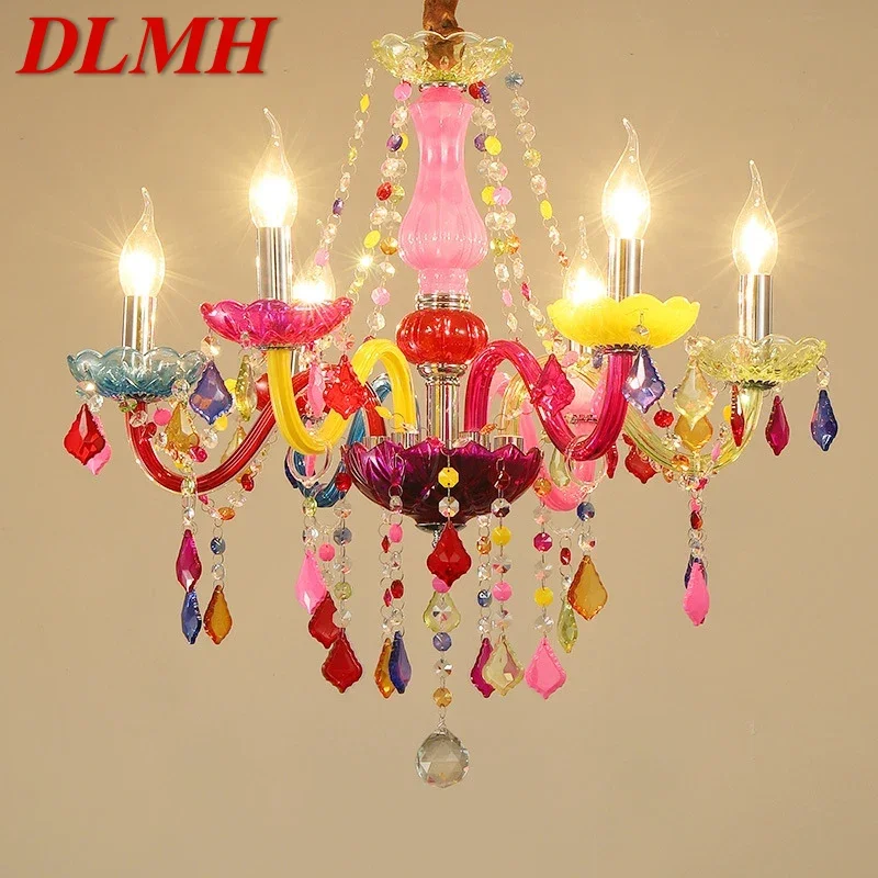 DLMH European Style Crystal Pendent Lamp Pink Girls' Room Candle Lamp Luxurious Living Room Restaurant Bedroom Villa Chandel
DLMH European Style Crystal Pendent Lamp Pink Girls' Room Candle Lamp Luxurious Living Room Restaurant Bedroom Villa Chandel