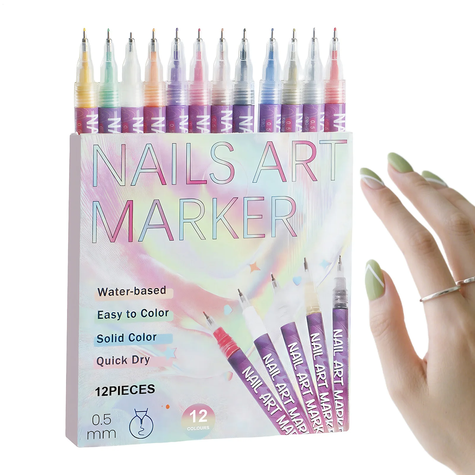 12 Pcs Nail Pens Set Art 3D Nail Doodle Pen Fingernail Liner Painting Art Craft Gel Nail Paint Art Pens For Girl Women Beginner
12 Pcs Nail Pens Set Art 3D Nail Doodle Pen Fingernail Liner Painting Art Craft Gel Nail Paint Art Pens For Girl Women Beginner
