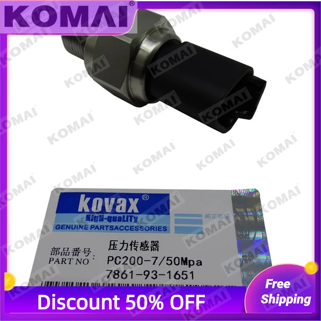 Pressure Sensor PC200-7/50Mpa7861-93-1651 Excavator Accessories High Pressure Sensor
Pressure Sensor PC200-7/50Mpa7861-93-1651 Excavator Accessories High Pressure Sensor